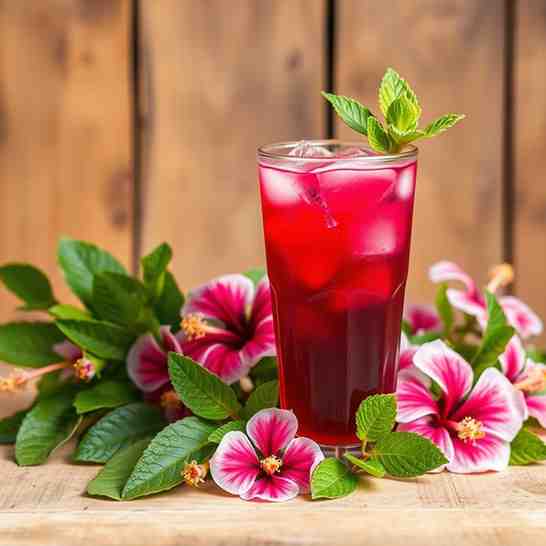 Agua de Jamaica - Refreshing South American Drink